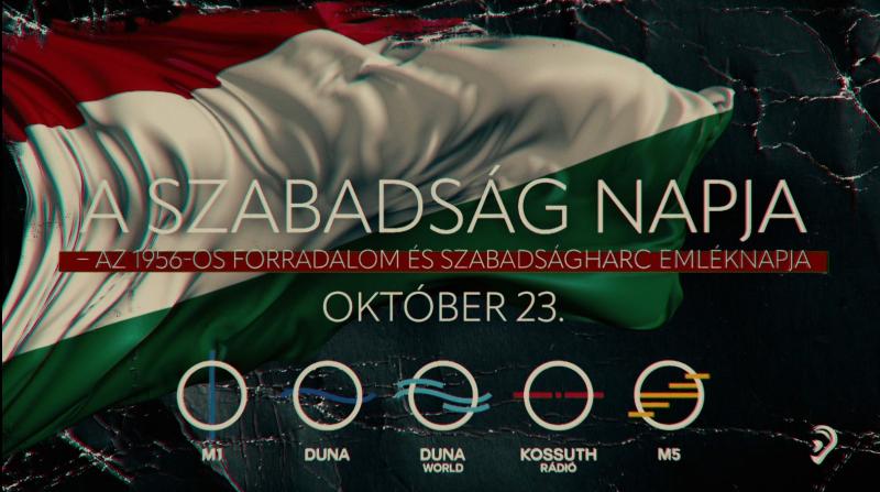 Az '56-os forradalom emléknapján különleges élő közvetítésekkel és filmkülönlegességekkel várja a nézőket a közmédia. Tarts velünk, és merülj el a történelem e fontos pillanataiban, ahol a hagyomány és az emlékezet egyesül, hogy méltóképpen tisztelegjünk 